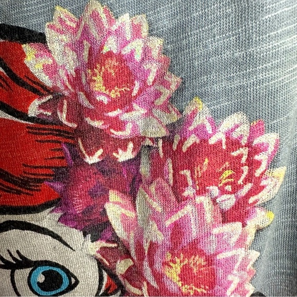 Disney The Little Mermaid Lace Glitter Tank Top Medium Sleeveless 7/9 Blue Ariel - Picture 6 of 9